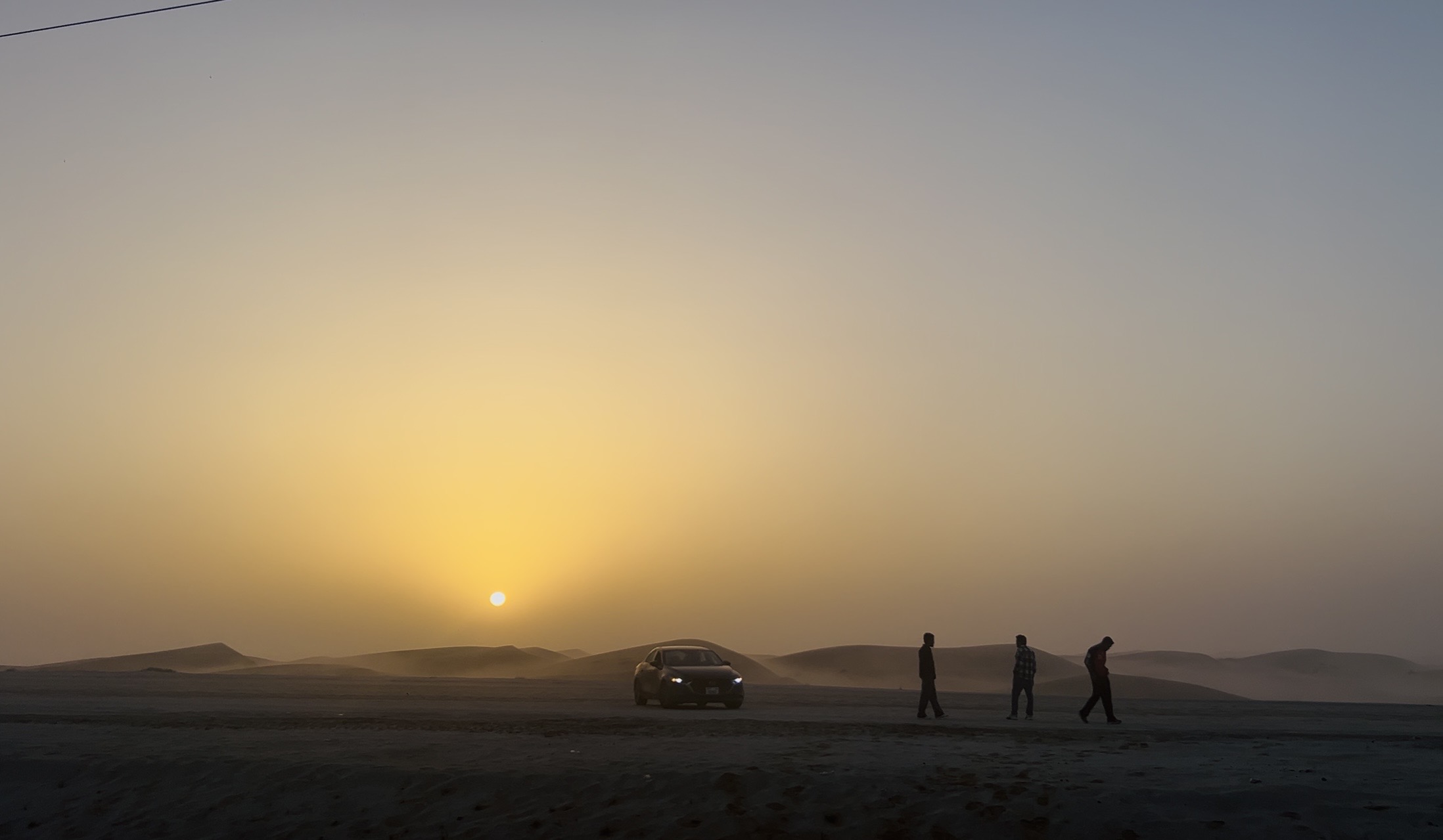 Sunrise at Alqua’a desert, Abu Dhabi